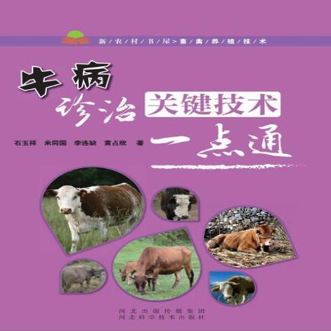 牛病診治關鍵技術一點通(2017年河北科學技術出版社出版的圖書)