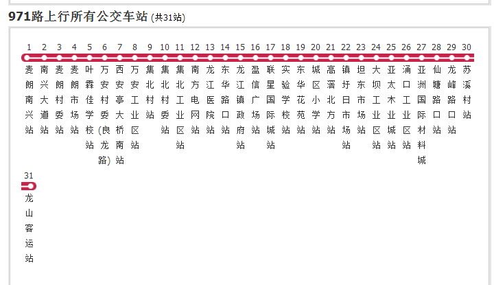 佛山公交971路