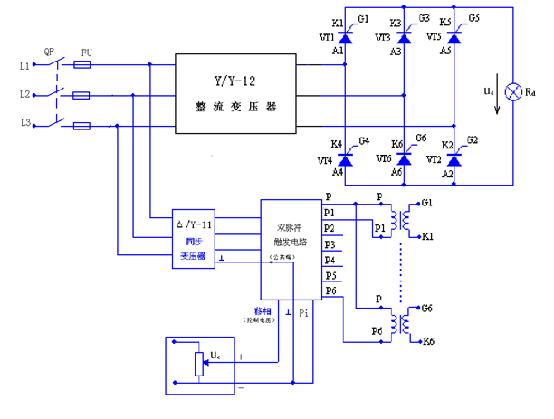 三相橋式全控電路