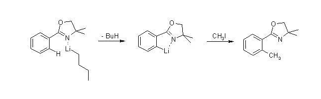 電子密度大的取代基與鋰的相互作用