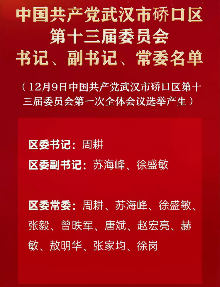 中國共產黨武漢市礄口區委員會