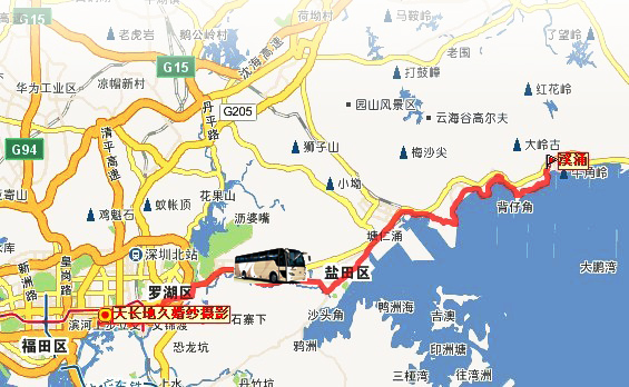 天長地久婚車大巴線路