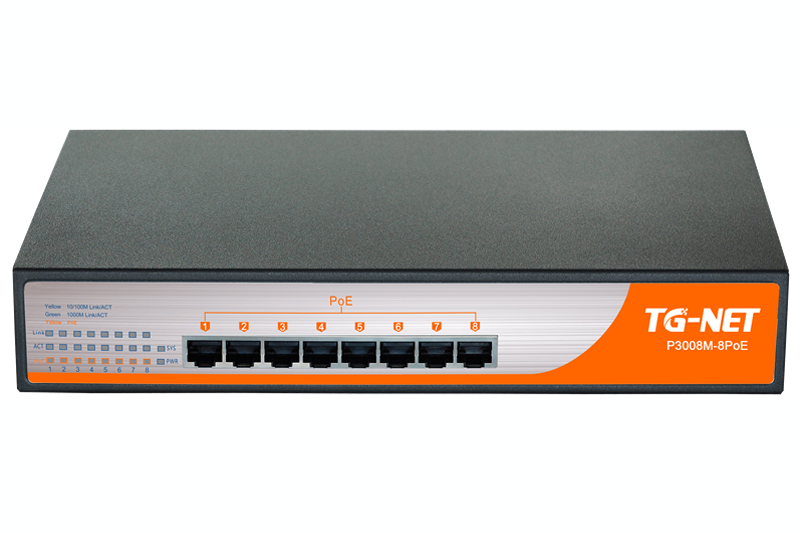 TG-NET P3008M-8POE-150W