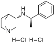 二鹽酸(+)-N-（1(S)-苯基乙基）-1-氮雜二環[2.2.2]辛烷-3(R)-胺