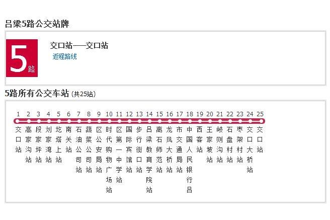 呂梁公交5路