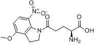 (S)-α-氨基-2,3-二氫-4-甲氧基-7-硝基-D-基-1H-吲哚-1-戊酸