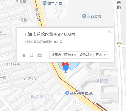 曹楊路1000號