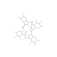 (SP-4-2)-1,2,3,9,10,16,17,23,24-九溴代-11,25-二氯代-29H,31H-酞菁根合-N29,N30,N31,N32-銅
