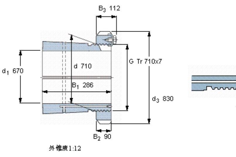 SKF OH39/710H軸承