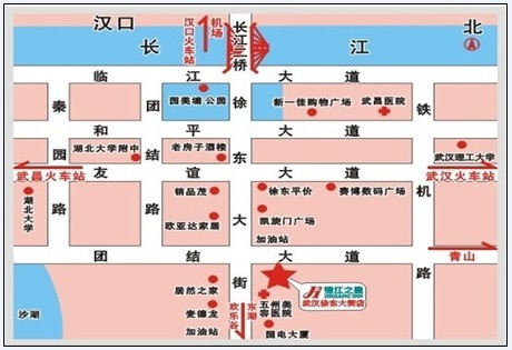 徐東大街店簡略地圖