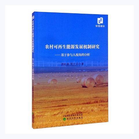 農村可再生能源發展機制研究--基於參與人視角的分析