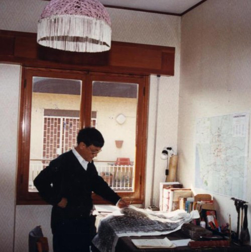 1995年4月，米辰峰在羅馬的寓所