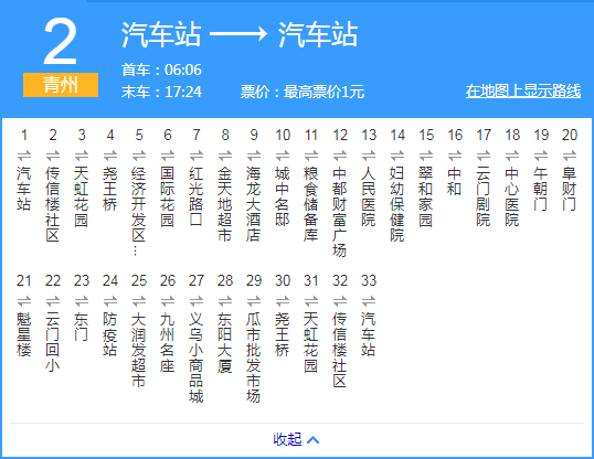 青州公交2路