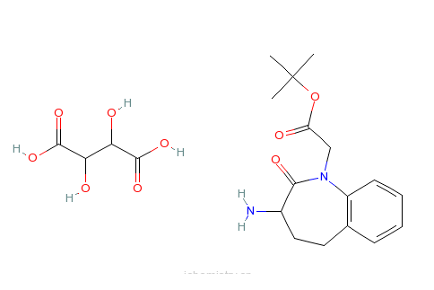 3S-氨基-2,3,4,5-四氫-1H-[1]-苯並氮雜卓-2-酮-1-乙酸叔丁酯酒石酸鹽