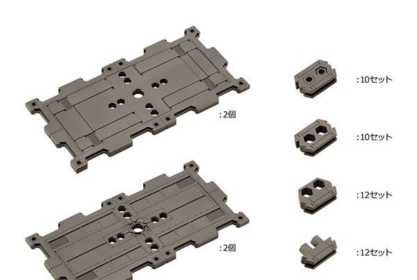 六角機牙積木基地02 板件附加零件A