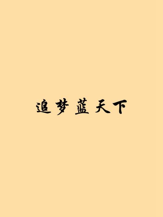 追夢藍天下