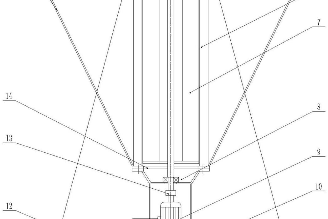 風光互補的可再生能源發電柱