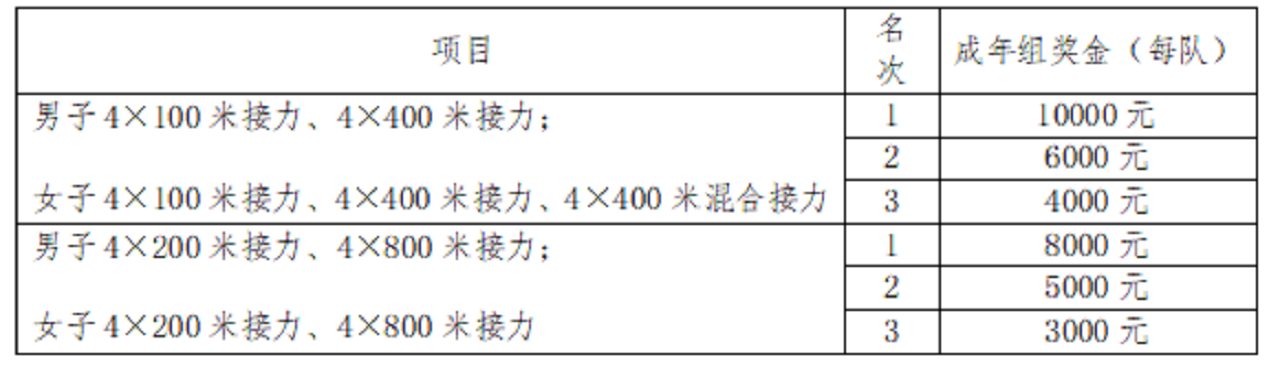 2023年全國田徑接力錦標賽