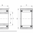 INA K50X57X18 軸承