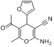 5-乙醯基-2-氨基-4-（2-呋喃基）-6-甲基-4H-吡喃-3-甲腈