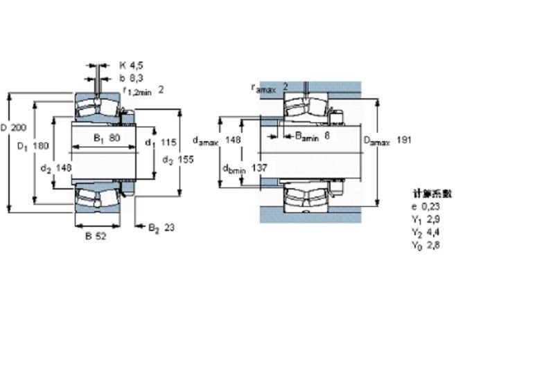 SKF 23026CCK/W33+H3026軸承