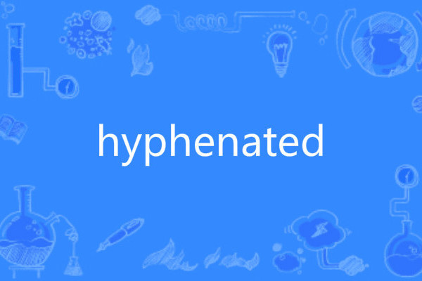 hyphenated