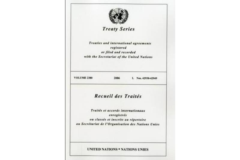 Treaty Series/Recueil Des Traites, Volume 2380