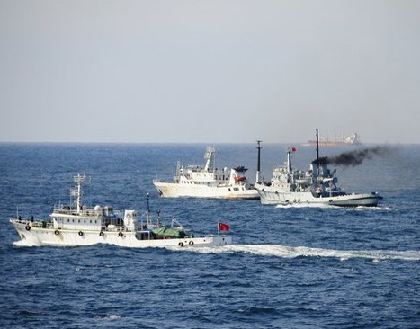 中國海軍軍地海上聯合維權演練