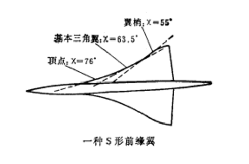 S形前緣翼