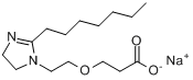 3-[2-（2-庚基-4,5-二氫-1H-咪唑-1-基）乙氧]-丙酸鈉鹽