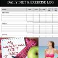 21 Pounds in 21 Days Daily Diet & Exercise Log