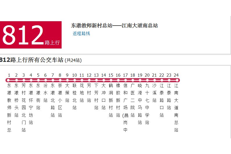 廣州公交812路