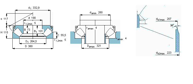 SKF 29438E軸承