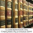 La Subordination Des Caract Res de La Feuille Dans Le Phylum Des Anthyllis