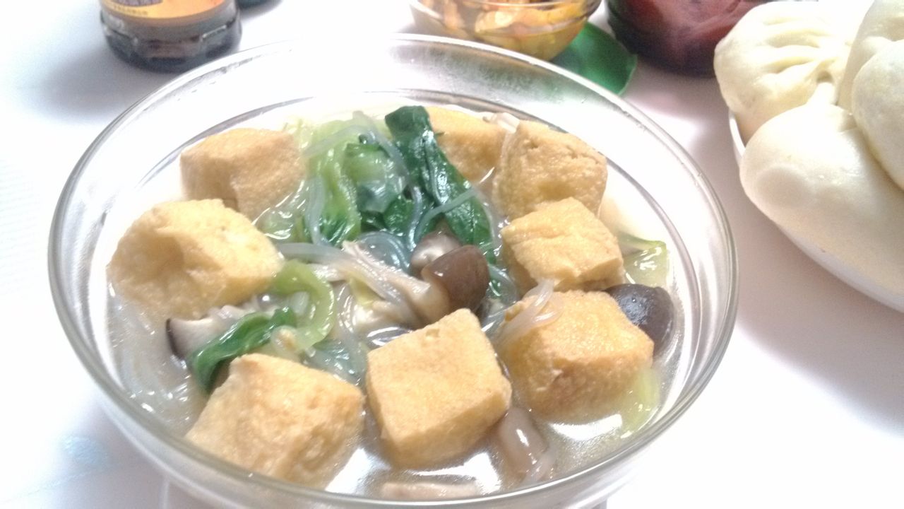 油豆腐紅薯冬粉湯