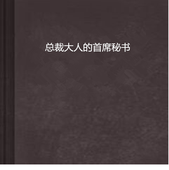 總裁大人的首席秘書