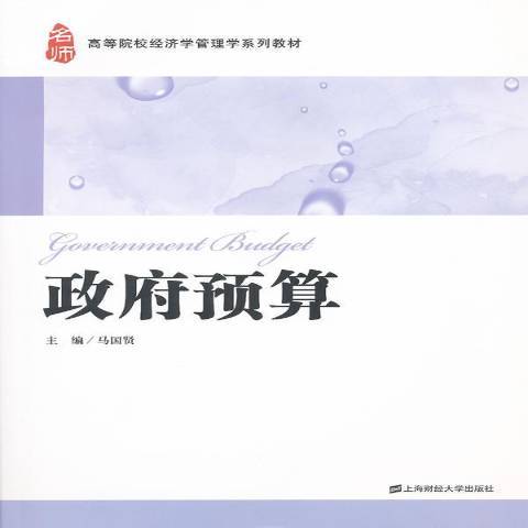 政府預算(2011年上海財經大學出版社出版的圖書)