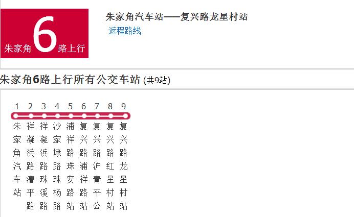 上海公交朱家角6路