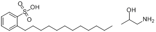 十二烷基苯磺酸與1-氨基-2-丙醇的化合物