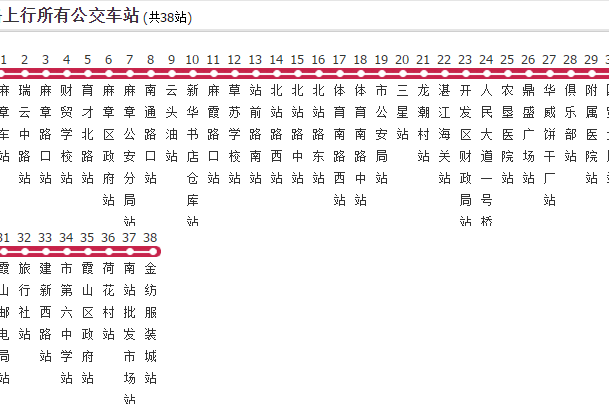 湛江公交5路