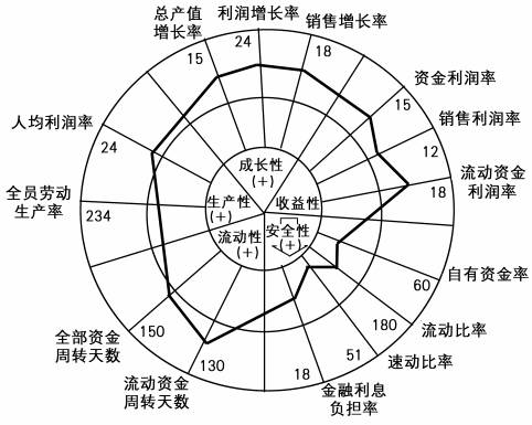 雷達圖分析法