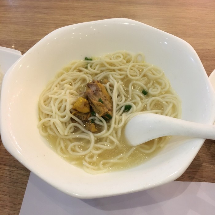 花豆雞肉湯麵