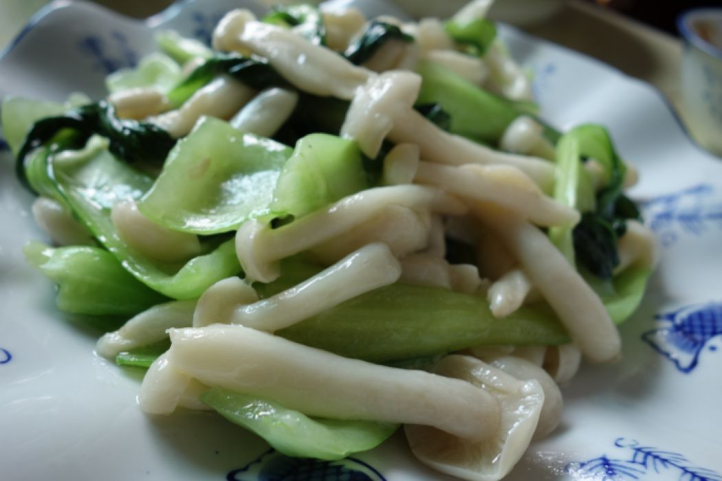 白玉菇炒油菜