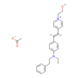 4-[2-[4-[乙基（苯基甲基）氨基]苯基]乙烯基]-1-（2-羥乙基）吡啶翁乙酸鹽