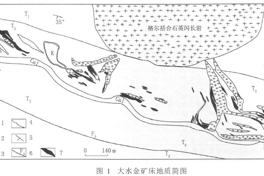 大水金礦床