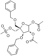 4-（甲基磺醯氧甲基）-1,2-O-二乙醯氧基-3,5-O-二苄基-alpha-D-赤式戊呋喃糖