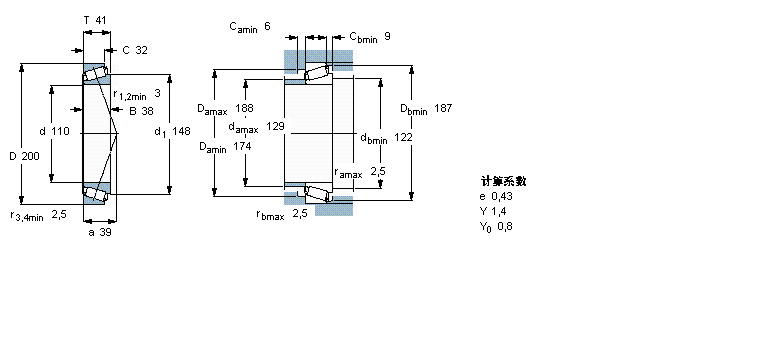 SKF 30222J2軸承