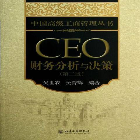 CEO財務分析與決策(2013年北京大學出版社出版的圖書)