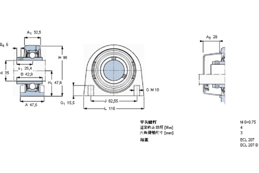 SKF SYFL35TR/VE495軸承