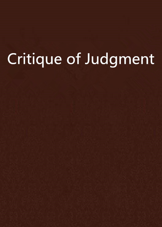 Critique of Judgment